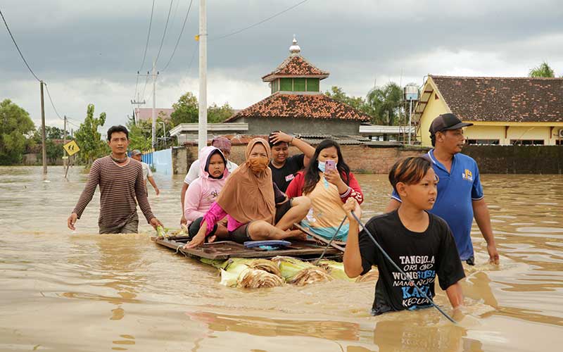  Sejumlah Desa di Jombang Jawa Timur Terendam Banjir