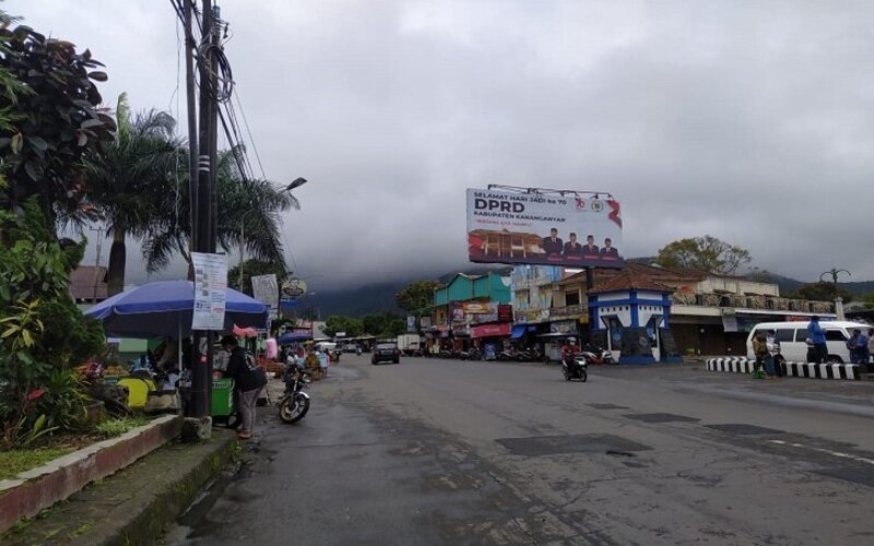  Suasana Tawangmangu saat Jateng di Rumah Saja Hari Pertama