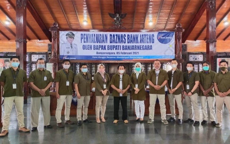  Bank Jateng Distribusikan Zakat untuk 100 Mustahik di Banjarnegara