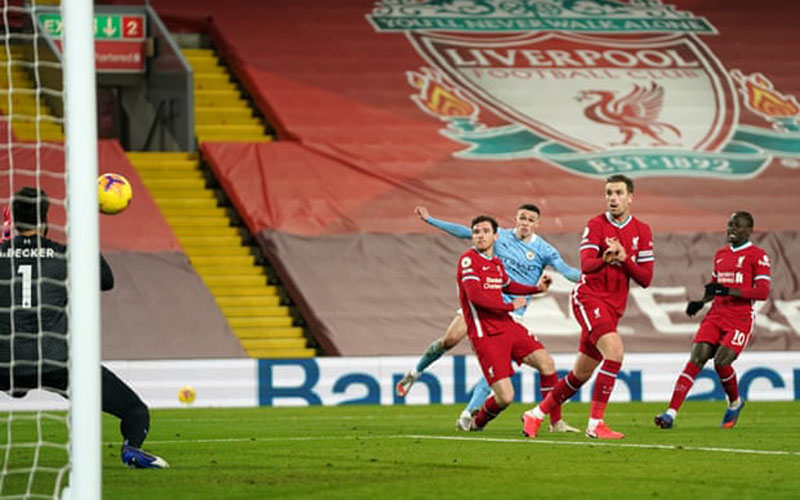  Hasil Liga Inggris : Liverpool Sudah Habis, Dilumat ManCity 1–4