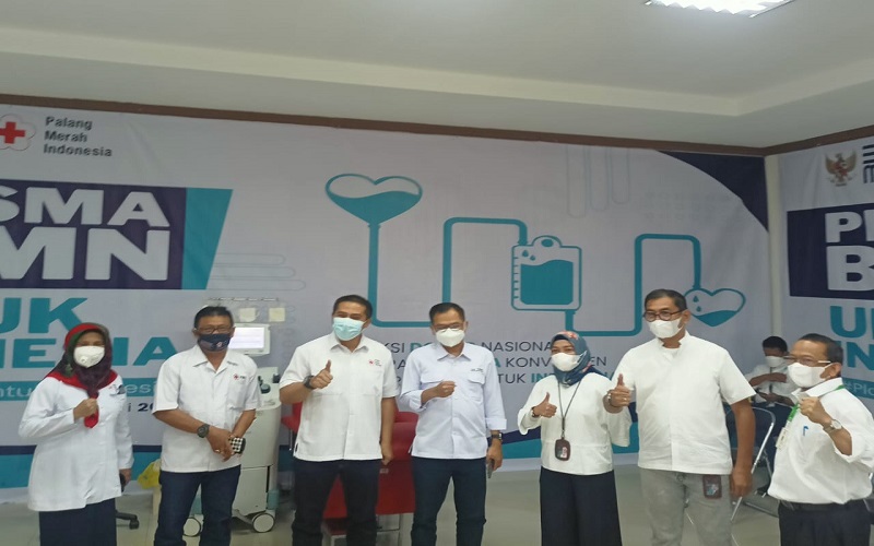  PT Semen Tonasa Dukung Gerakan Nasional Donor Plasma Konvalesen