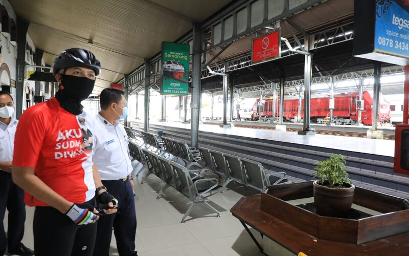  Banjir Surut, Stasiun Tawang Siap Berangkatkan Kereta