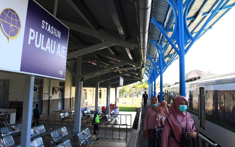  Stasiun Pulau Aie Padang Kembali Beroperasi Setelah Tutup Tahun 1980