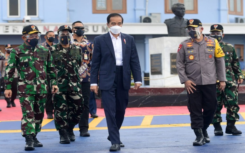  Jokowi ke Pacitan, Ma\'ruf Amin Sepanggung dengan SBY & Puan Maharani