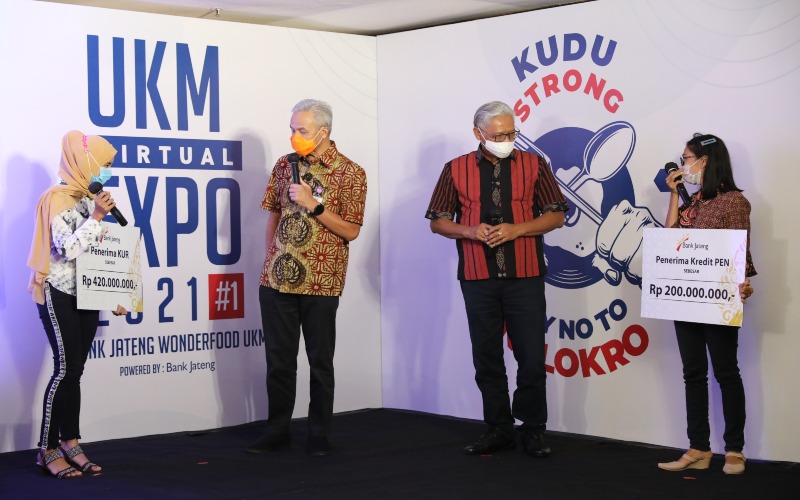  Bank Jateng Dukung Penuh Penyelenggaraan UKM Virtual Expo 2021