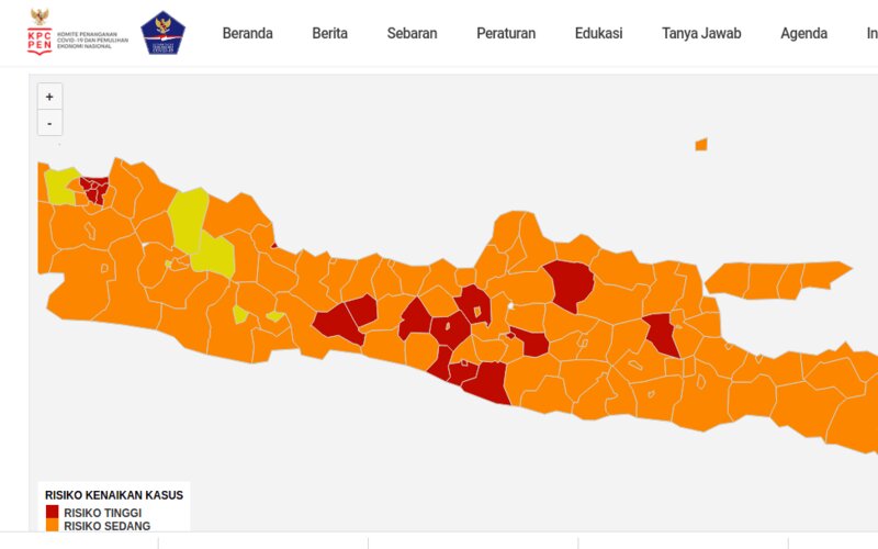  Update Covid-19 per 16 Februari, Jateng Catat Kematian Pasien Covid-19 Tertinggi