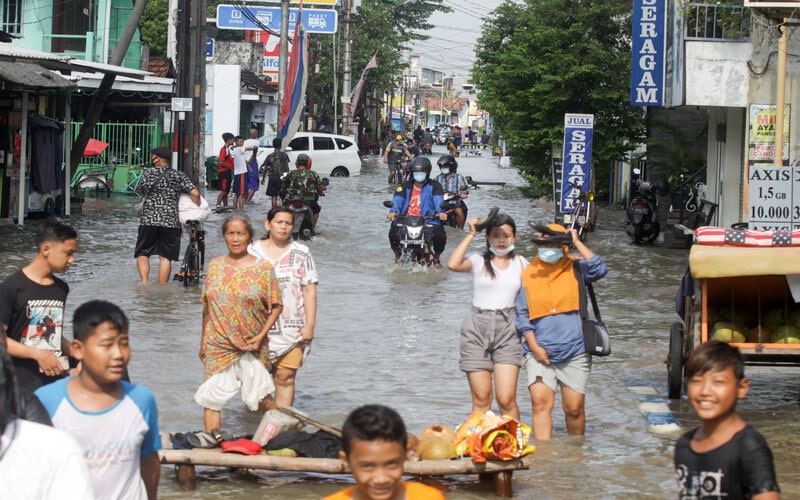  Ada 11 Titik Banjir Sidoarjo, Pemda Sediakan Tempat Pengungsian