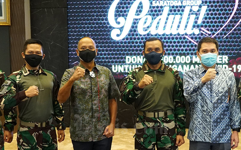  Bantuan Masker Di Lingkungan Komando Pasukan Khusus TNI Angkatan Darat