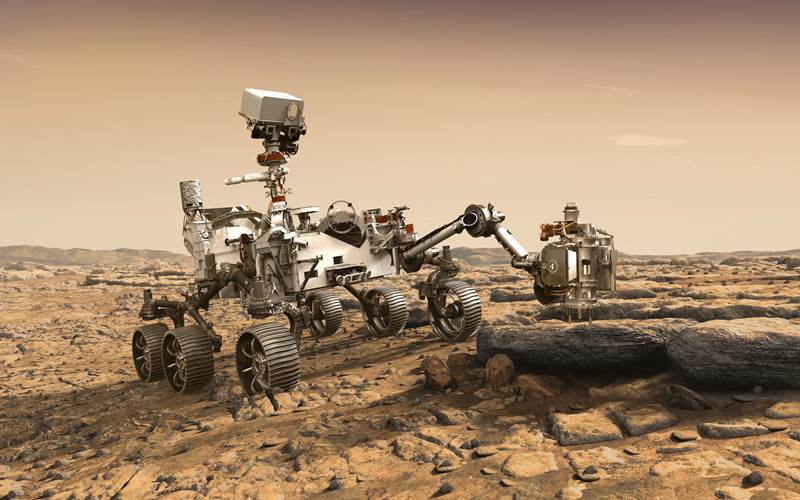Ini Foto Pertama Permukaan Mars Hasil Jepretan Mobil Robotik NASA  