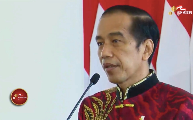  Perayaan Imlek Nasional 2021, Ini Harapan Jokowi pada Tahun Kerbau Logam