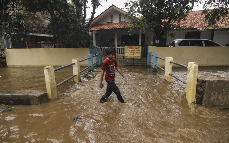  Banjir Sabtu 20 Februari, Begini Pantauan di Depok