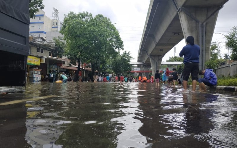  Pemprov DKI Laporkan Genangan di Sejumlah Area Sudah Surut 