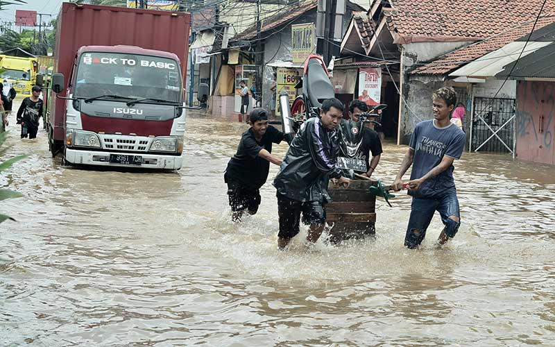  Banjir di Kabupaten Bekasi Terus Meluas