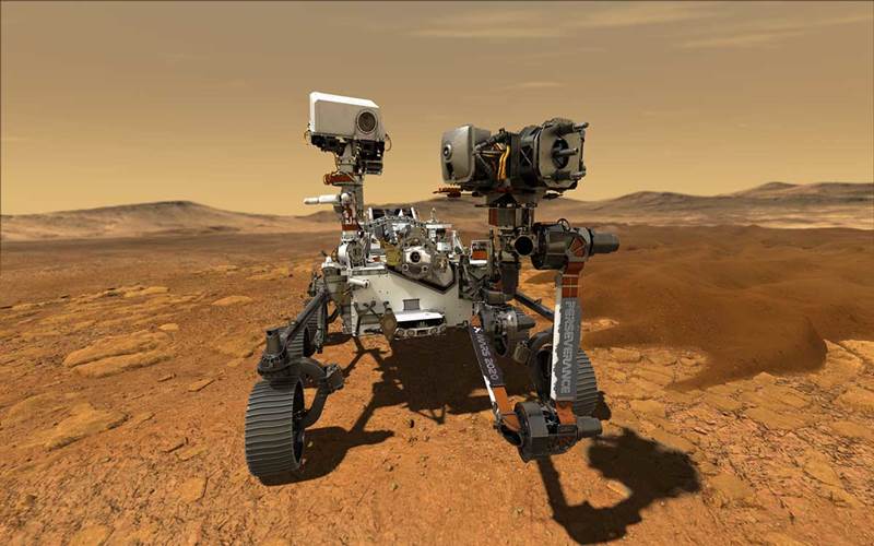 Video Detik-detik Mobil Robotik NASA Mendarat di Planet Mars