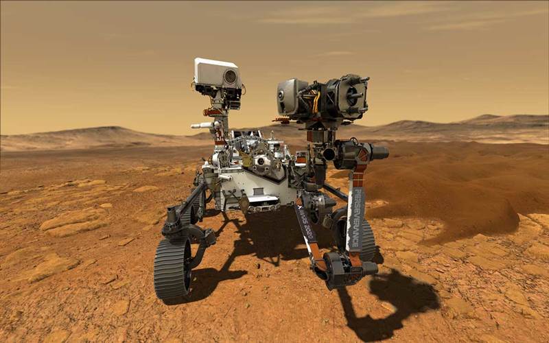  Video Detik-detik Mobil Robotik NASA Mendarat di Planet Mars