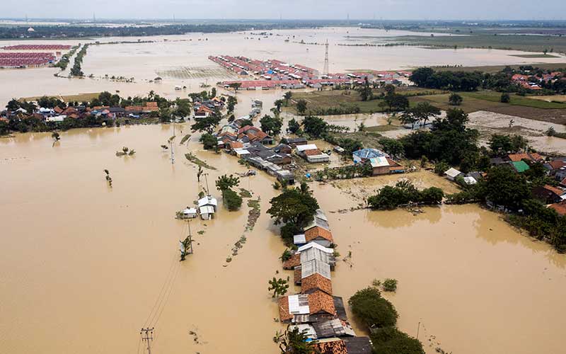  Sejumlah Wilayah di Bekasi Masih Terendam Banjir