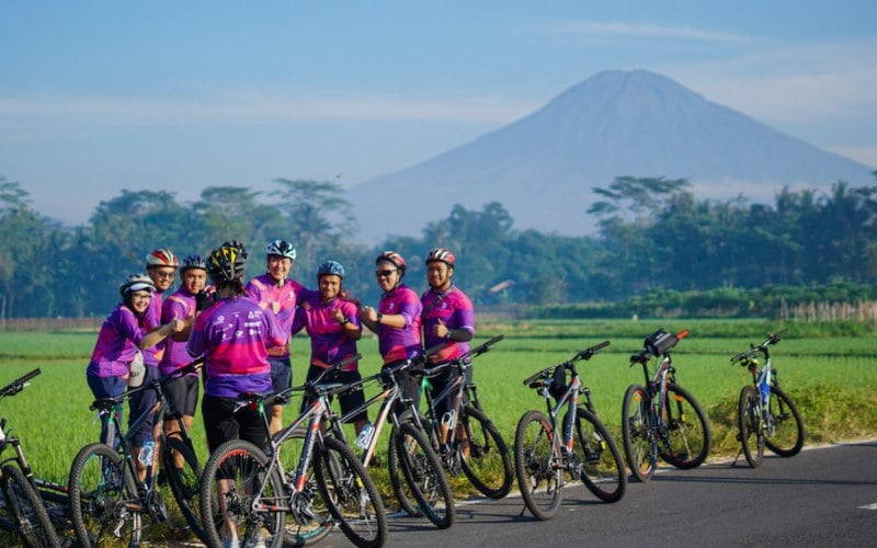  Yuk, Bersepeda Keliling Desa di Sekitar Candi Borobudur