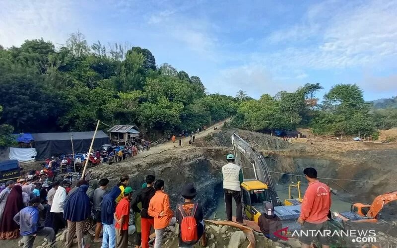  Longsor Tambang Emas Ilegal di Parigi Moutong, 26 Orang Jadi Korban