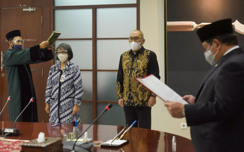  Direstui Jokowi, Pramono Anung Lantik Fadlansyah Lubis Jadi Wakil Seskab