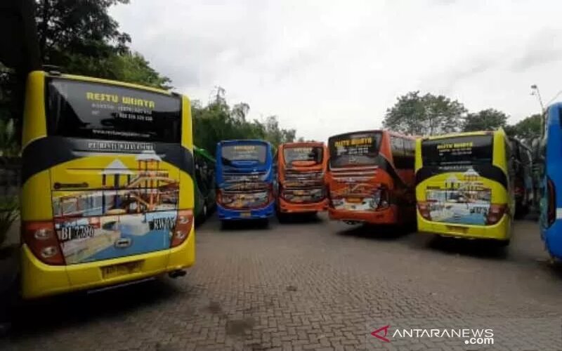  17 Bus Restu Wijaya Disita terkait Kasus Asabri