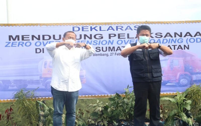  Sumsel Dukung Bebas Kendaraan ODOL Tahun 2023