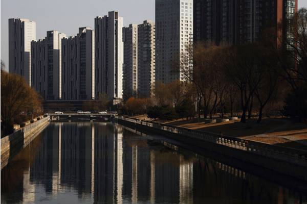 Apartemen di China./.Bloomberg