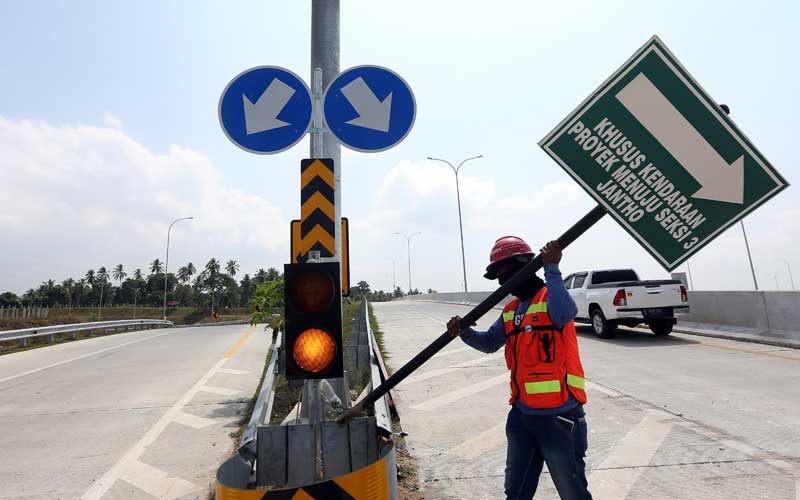  Proyek Pembangunan Jalan Tol Seksi 3 Indrapuri-Jantho Segera Selesai