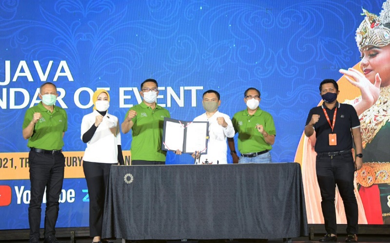 Peluncuran West Java Calendar of Event 2021 yang bertema Smiling West Java