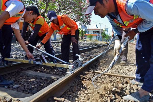  Sudah Bisa Dilewati, Ini Progres Jalur KA Stasiun Pohgajih - Kesamben 