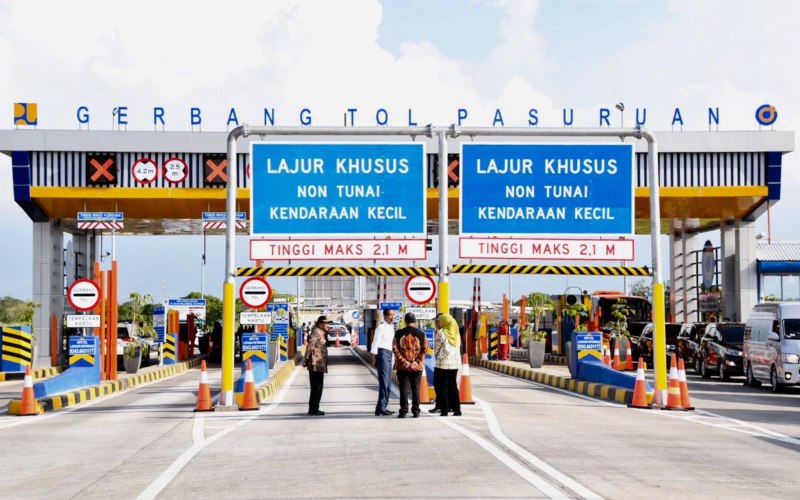 Gerbang Tol Pasuruan, bagian dari Jalan Tol Gempol-Pasuruan./pu.go.id