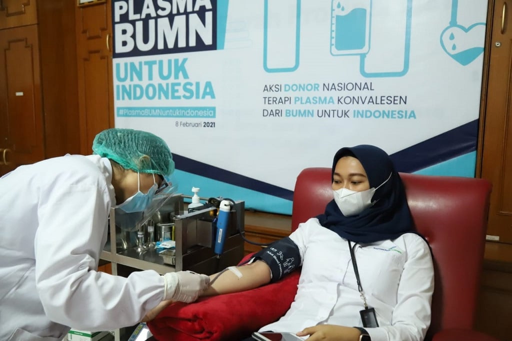  Brantas Abipraya Dukung Program Donor Plasma BUMN untuk Indonesia