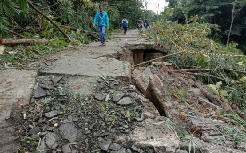  Daerah Cirebon Dekat Kaki Gunung Ciremai Rawan Pergerakan Tanah
