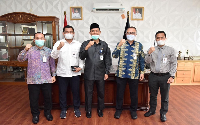  Bank Riau Kepri Sosialisasikan Konversi jadi Bank Syariah ke Wali Kota Dumai