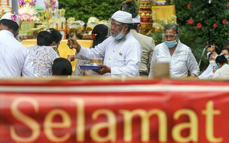  Upacara Tawur Agung Jesanga di Depok Digelar Dengan Menerapkan Protokol Kesehatan