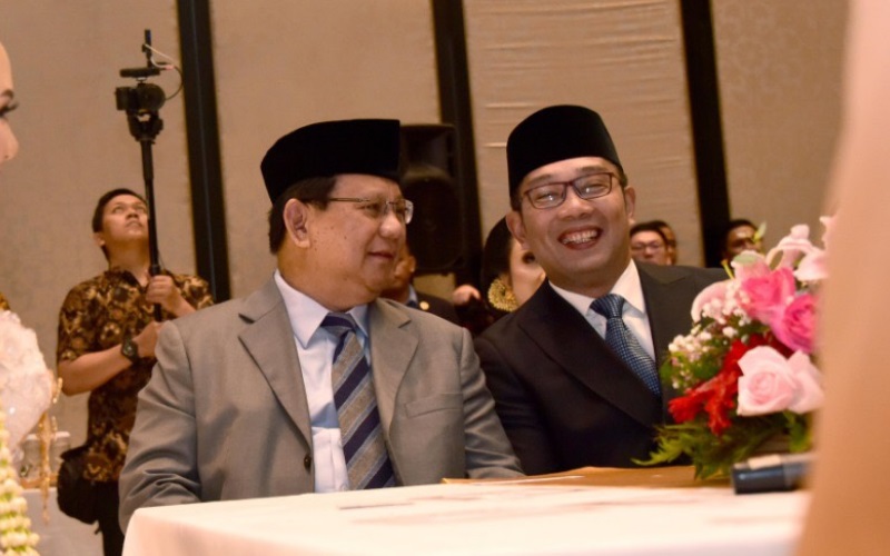  Survei Pilpres 2024: Elektabilitas Ridwan Kamil Mulai Dekati Prabowo