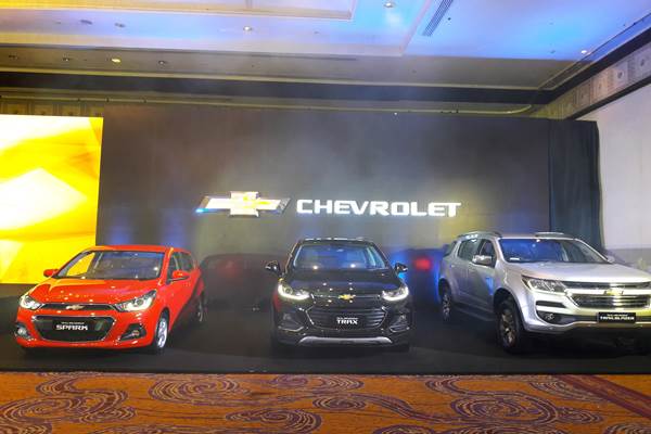 Deretan mobil Chevrolet / Bisnis Indonesia 