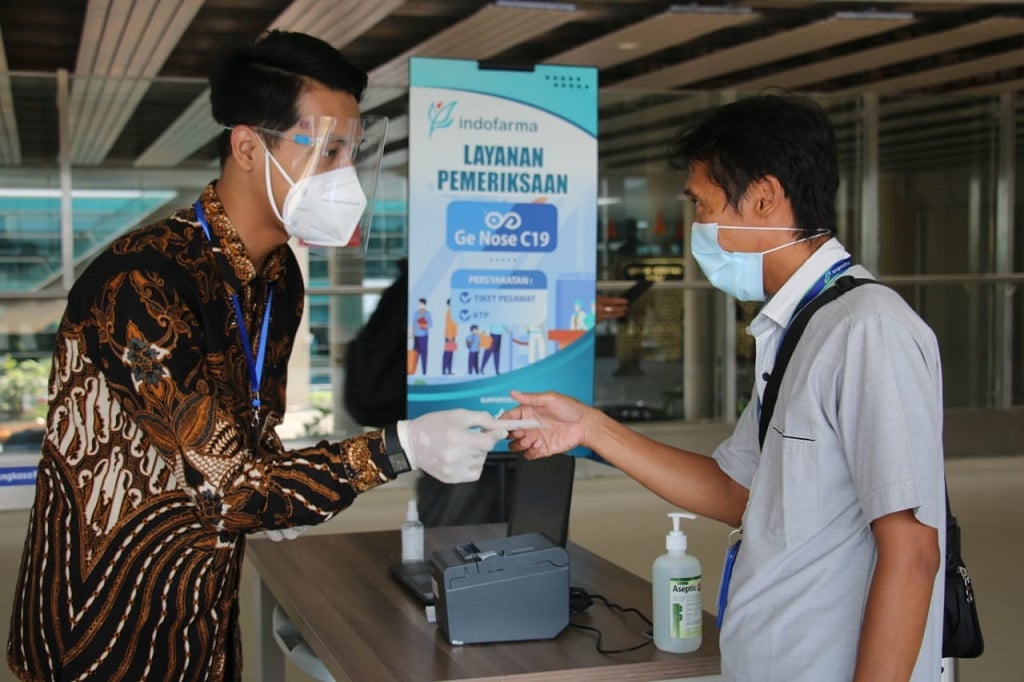  Pertama Kali di Bandara, Angkasa Pura I Lakukan Simulasi Penggunaan GeNose C-19 di 15 Bandara