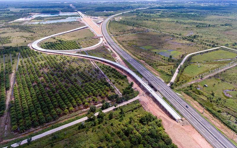  Pembangunan Jalan Tol Trans Sumatra Ruas Indralaya-Prabumulih Akan Selesai Pada 2022