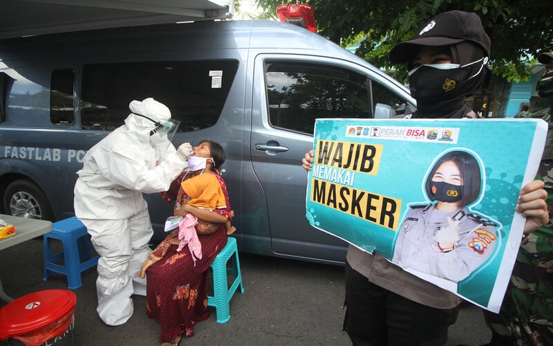  Vaksinasi Covid-19 Bakal Sasar 21.000 Pedagang Pasar Surabaya