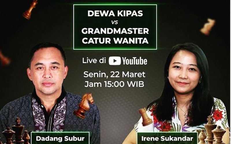  Dewa Kipas vs GM Irene Kharisma: Kalah-Menang, Hadiahnya Ratusan Juta Rupiah 