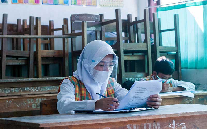  771 SD di Lebak Gelar Ujian Satuan Pendidikan Secara Tatap Muka