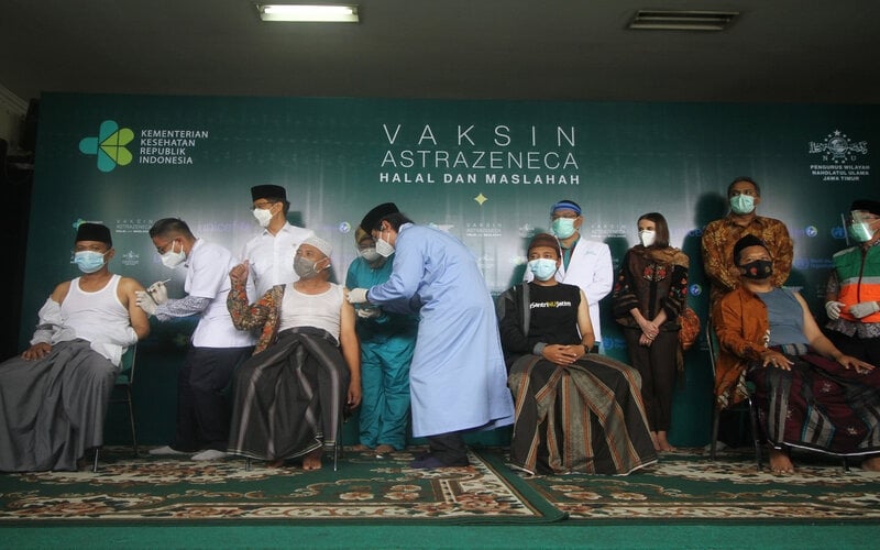  Jelang Ramadan, Vaksinasi di Jatim Prioritaskan Imam, Muadzin dan Marbot Masjid