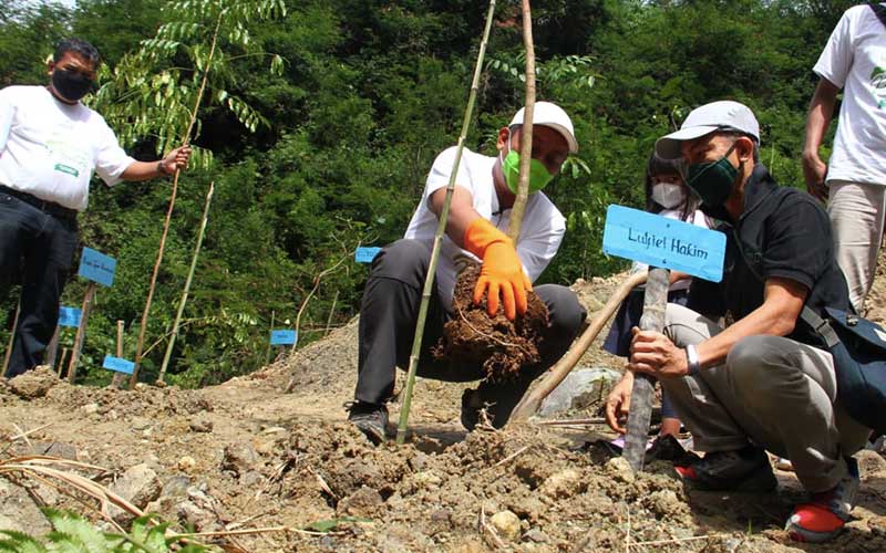  Nayz Selenggarakan Gerakan Tanam 1 Juta Pohon di Lahan Bekas Longsor