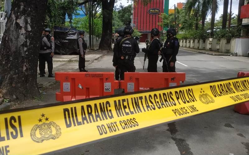  Respons Bom di Depan Gereja Katedral, Aparat Berbagi Tugas