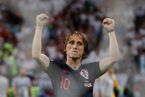 Kapten Timnas Kroasia Luka Modric/Reuters