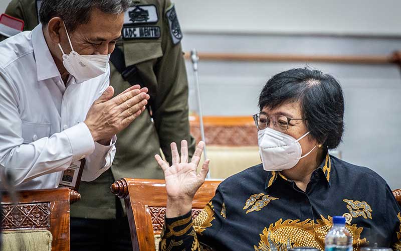  Siti Nurbaya Bakar Bahas Program Ketahanan Pangan di Dalam Kawasan Hutan Saat Reker Dengan DPR