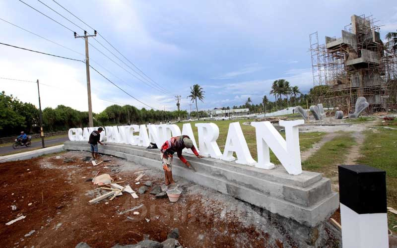  Pembangunan Alun-alun Paamprokan Dari Dana CSR Grand Pangandaran