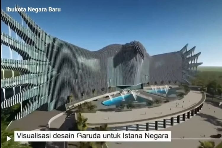  Beredar, Desain Istana Negara Ibu Kota Baru Berlambang Garuda