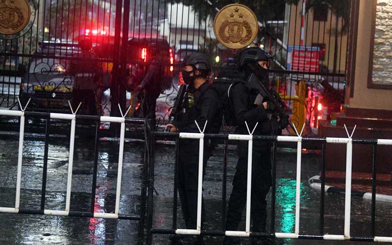  Pasca Serangan Teroris, Polisi Perketat Penjagaan