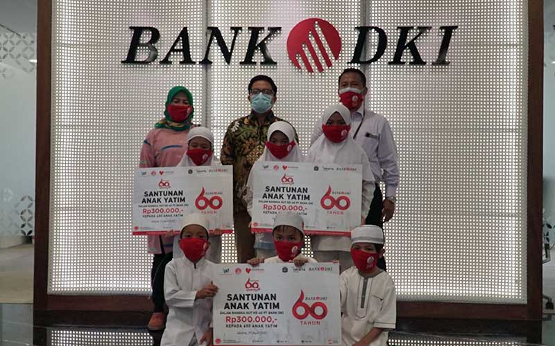  Bank DKI Serahkan Bantuan CSR Kepada Anak Yatim senilai Rp180 Juta